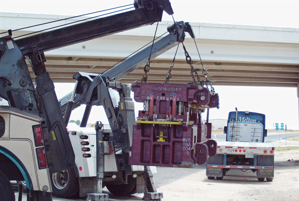 dual truck equipment lift